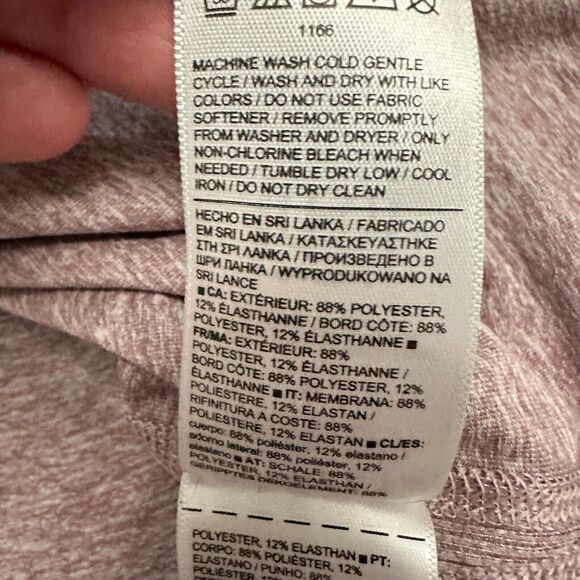 Athleta Shirt Womens M Purple Uptempo II Hoodie Sweatshirt Relaxed Lightweight - Picture 10 of 13